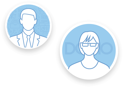 Domo University Traning Badges Left